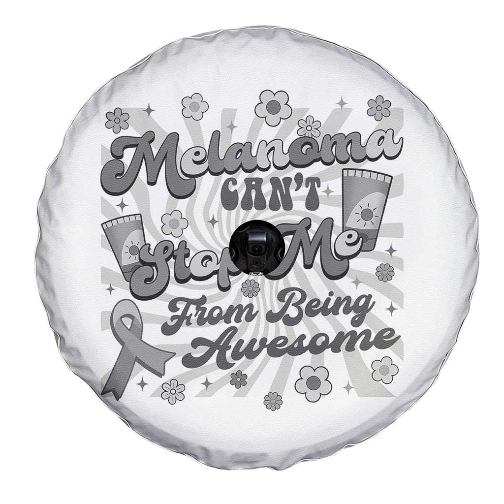 Melanoma Awareness Support Squad Spare Tire Cover Melanoma Can't Stop Me