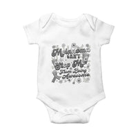 Melanoma Awareness Support Squad Baby Onesie Melanoma Can't Stop Me