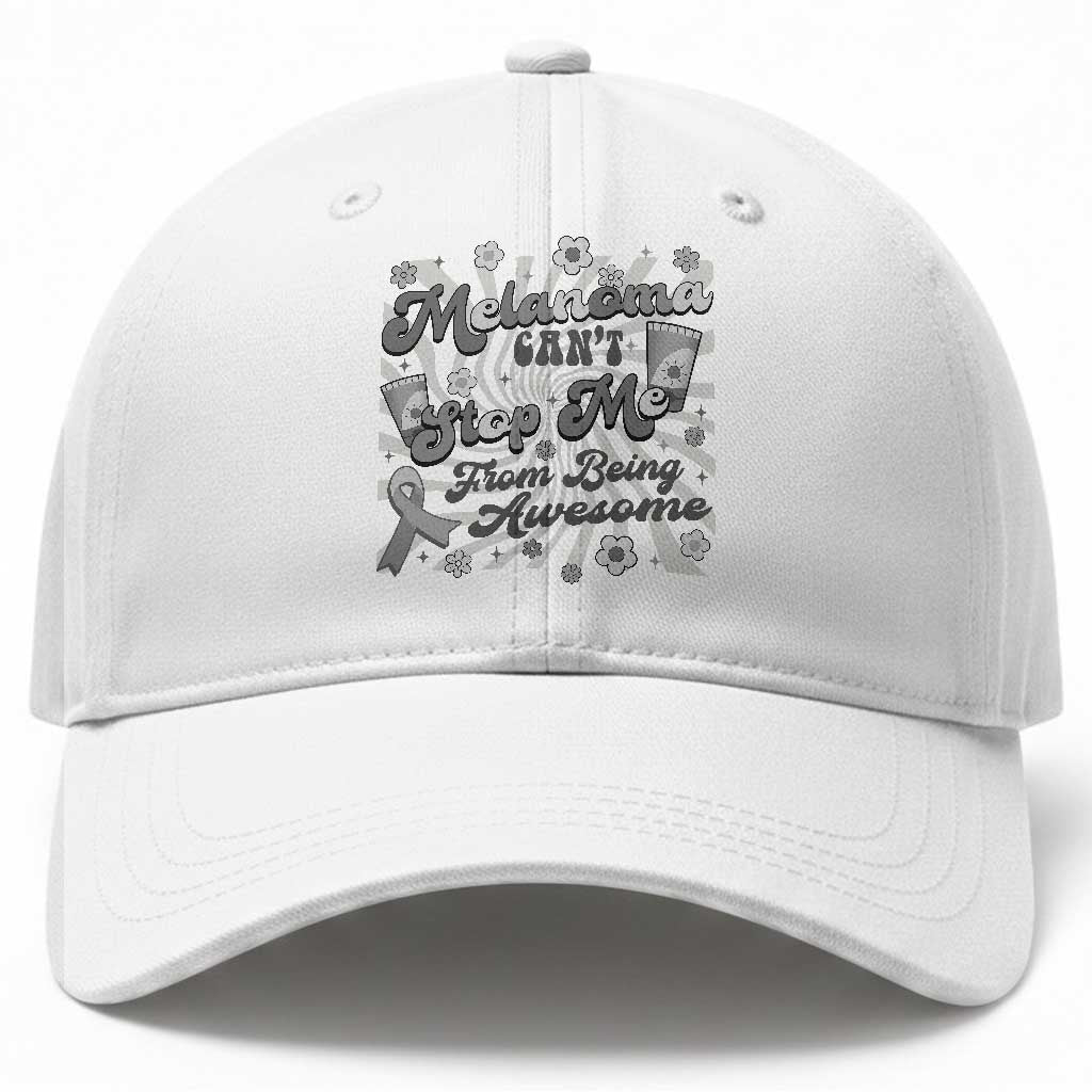 Melanoma Awareness Support Squad Baseball Cap Melanoma Can't Stop Me
