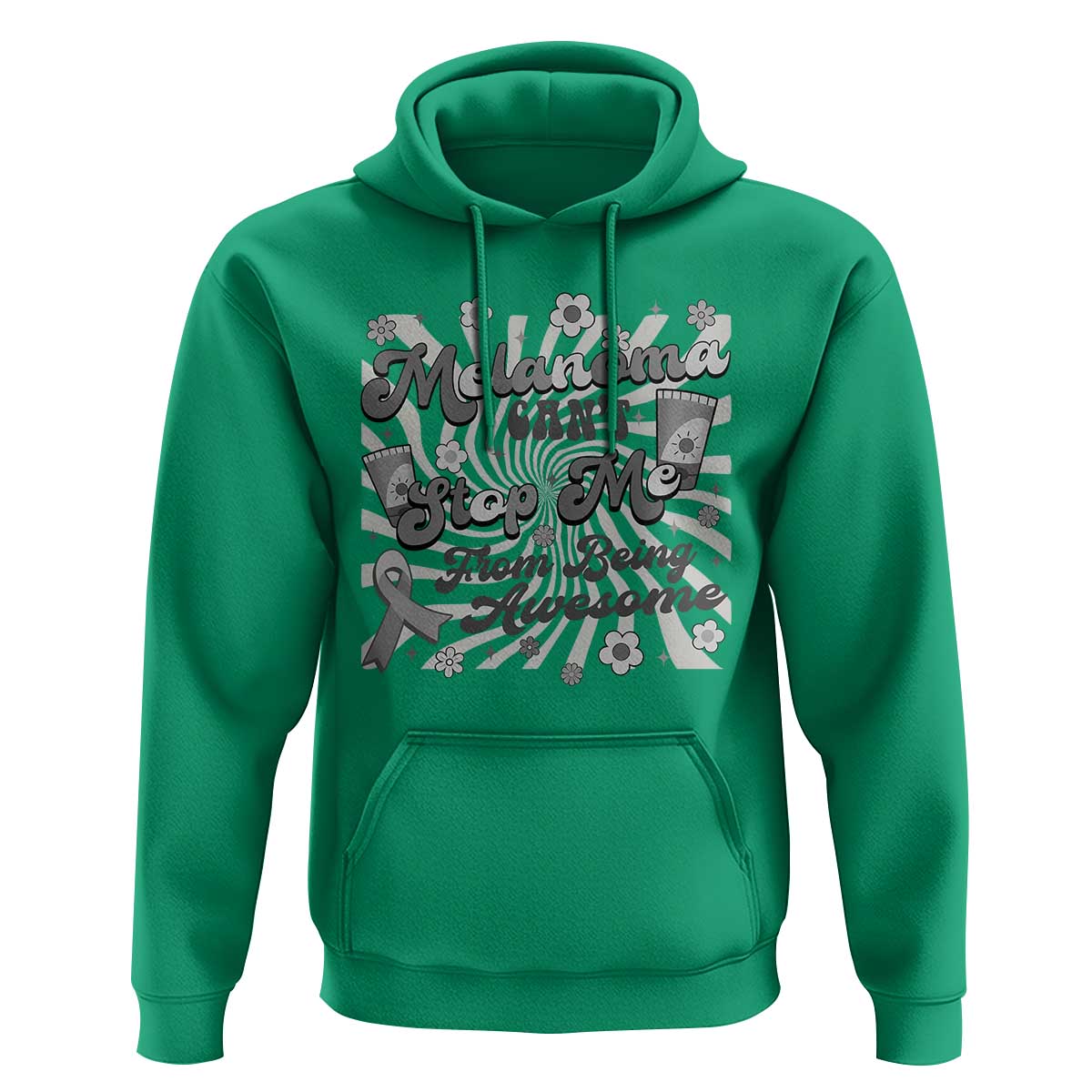 Melanoma Awareness Support Squad Hoodie Melanoma Can't Stop Me