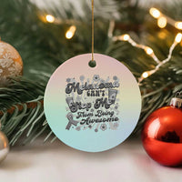 Melanoma Awareness Support Squad Ceramic Ornament Melanoma Can't Stop Me