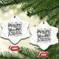 Melanoma Awareness Support Squad Ceramic Ornament Melanoma Can't Stop Me