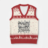 Melanoma Awareness Support Squad V-Neck Knit Sweater Vest Melanoma Can't Stop Me