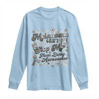 Melanoma Awareness Support Squad Long Sleeve Shirt Melanoma Can't Stop Me