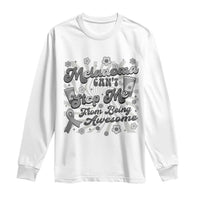 Melanoma Awareness Support Squad Long Sleeve Shirt Melanoma Can't Stop Me