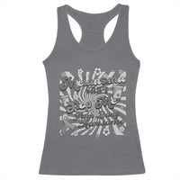 Melanoma Awareness Support Squad Racerback Tank Top Melanoma Can't Stop Me