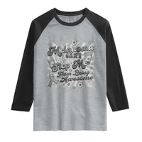 Melanoma Awareness Support Squad Raglan Shirt Melanoma Can't Stop Me