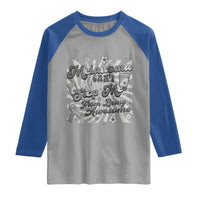 Melanoma Awareness Support Squad Raglan Shirt Melanoma Can't Stop Me