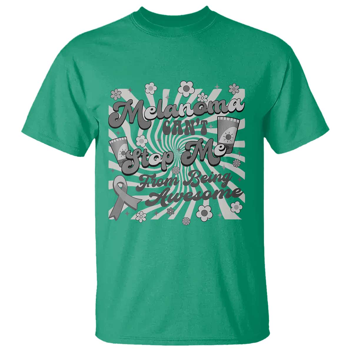 Melanoma Awareness Support Squad T Shirt Melanoma Can't Stop Me