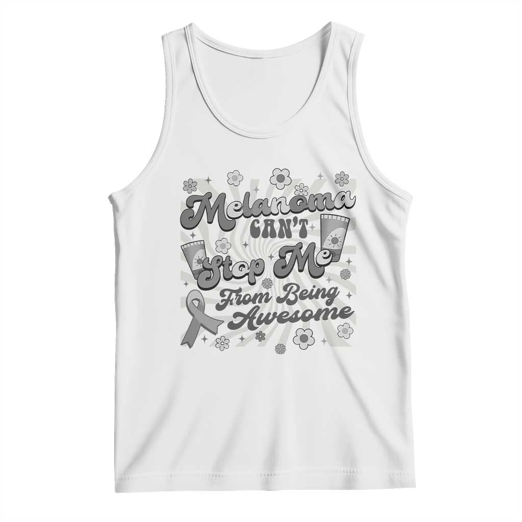 Melanoma Awareness Support Squad Tank Top Melanoma Can't Stop Me