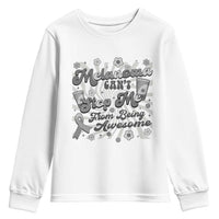 Melanoma Awareness Support Squad Youth Sweatshirt Melanoma Can't Stop Me