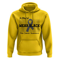 Skin Cancer Awareness Month Hoodie In May We Wear Black