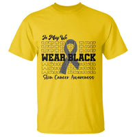 Skin Cancer Awareness Month T Shirt In May We Wear Black