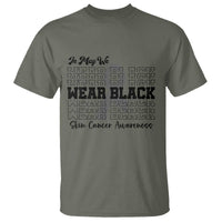 Skin Cancer Awareness Month T Shirt In May We Wear Black