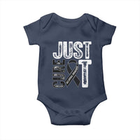 Skin Cancer Warrior Awareness Fighter Baby Onesie Just Cure It