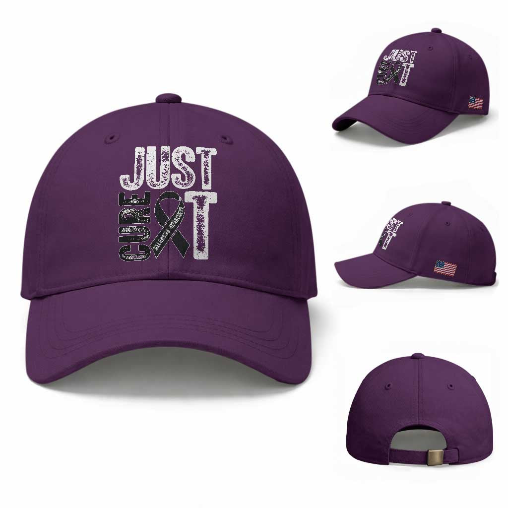 Skin Cancer Warrior Awareness Fighter Baseball Cap Just Cure It