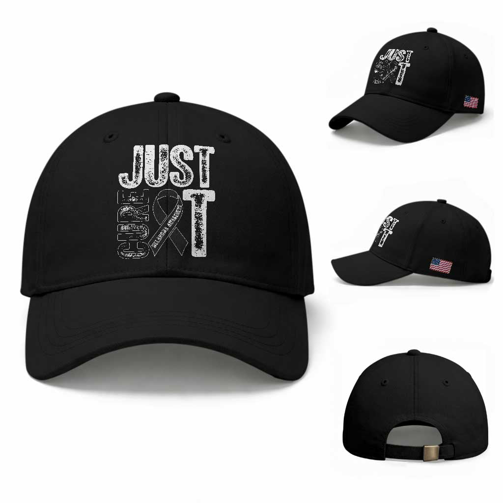 Skin Cancer Warrior Awareness Fighter Baseball Cap Just Cure It