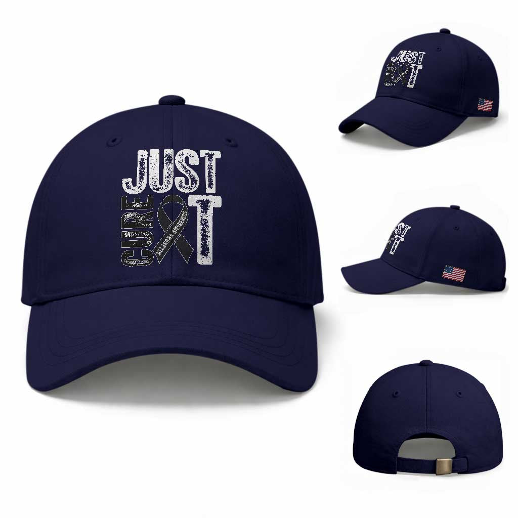 Skin Cancer Warrior Awareness Fighter Baseball Cap Just Cure It