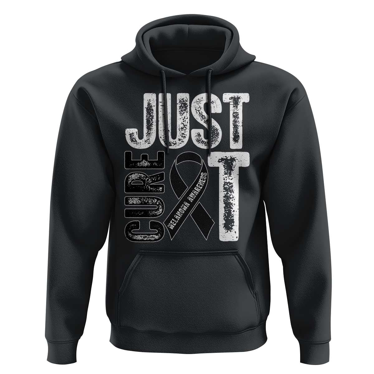 Skin Cancer Warrior Awareness Fighter Hoodie Just Cure It