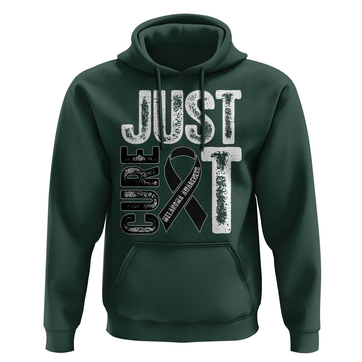 Skin Cancer Warrior Awareness Fighter Hoodie Just Cure It