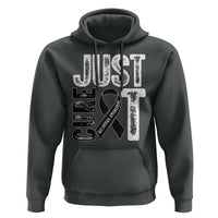 Skin Cancer Warrior Awareness Fighter Hoodie Just Cure It