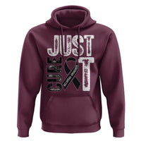 Skin Cancer Warrior Awareness Fighter Hoodie Just Cure It