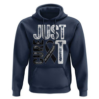 Skin Cancer Warrior Awareness Fighter Hoodie Just Cure It