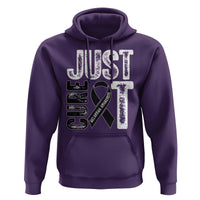 Skin Cancer Warrior Awareness Fighter Hoodie Just Cure It