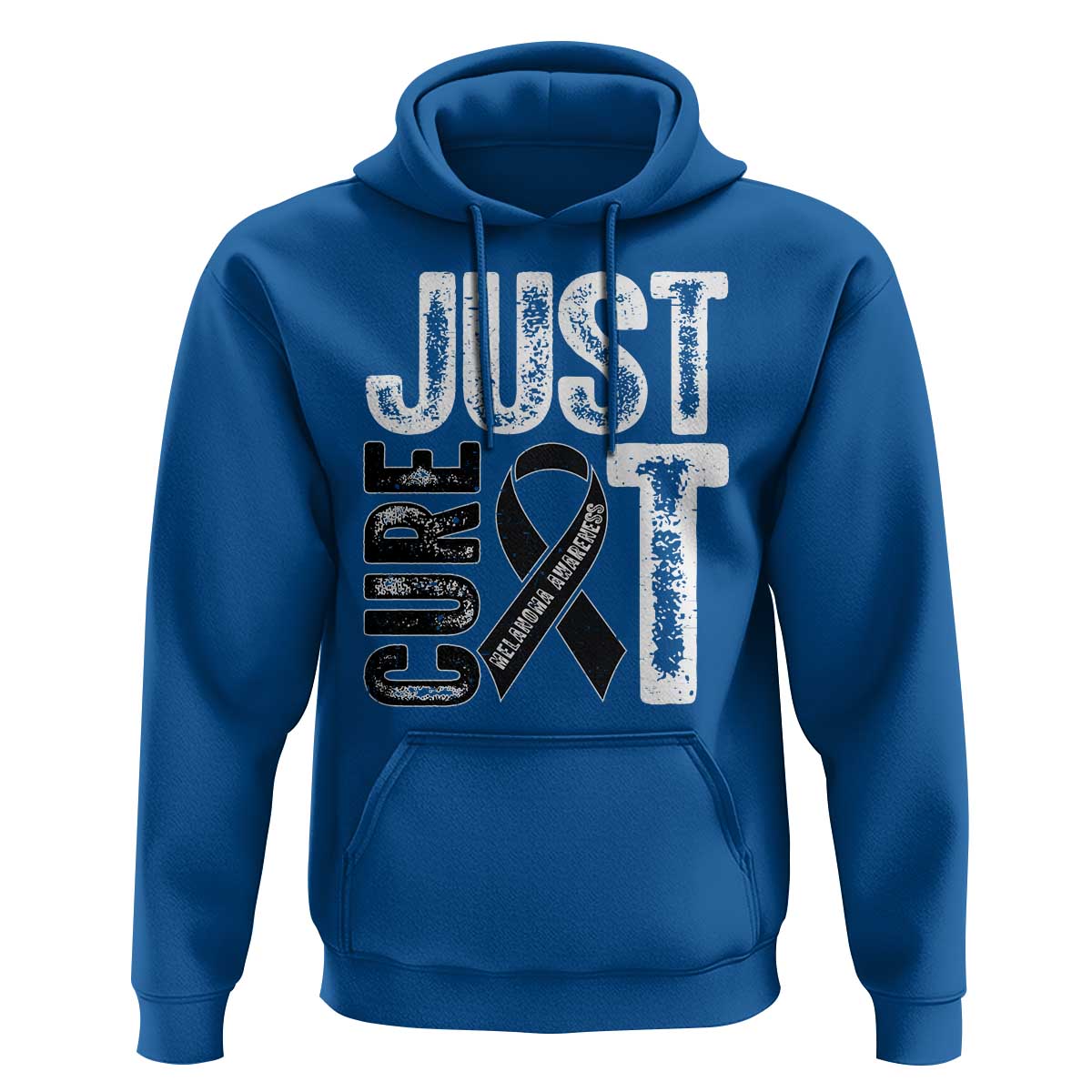 Skin Cancer Warrior Awareness Fighter Hoodie Just Cure It