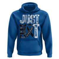 Skin Cancer Warrior Awareness Fighter Hoodie Just Cure It