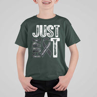 Skin Cancer Warrior Awareness Fighter T Shirt For Kid Just Cure It
