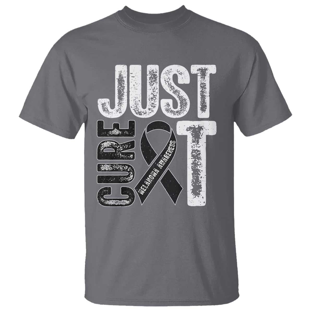 Skin Cancer Warrior Awareness Fighter T Shirt Just Cure It