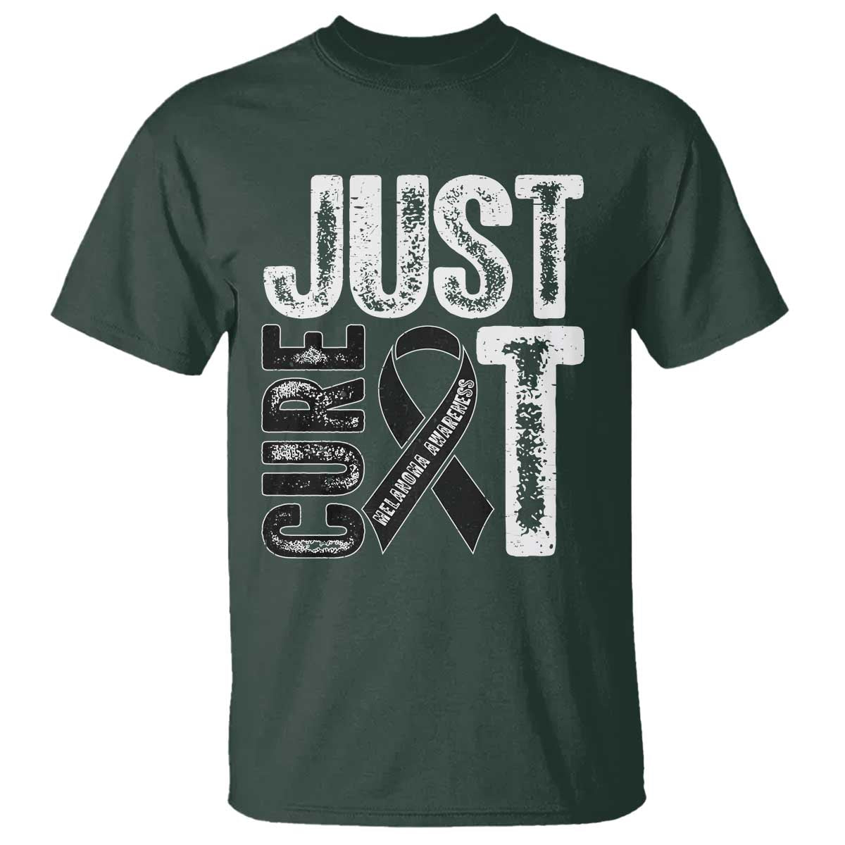 Skin Cancer Warrior Awareness Fighter T Shirt Just Cure It