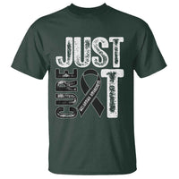 Skin Cancer Warrior Awareness Fighter T Shirt Just Cure It