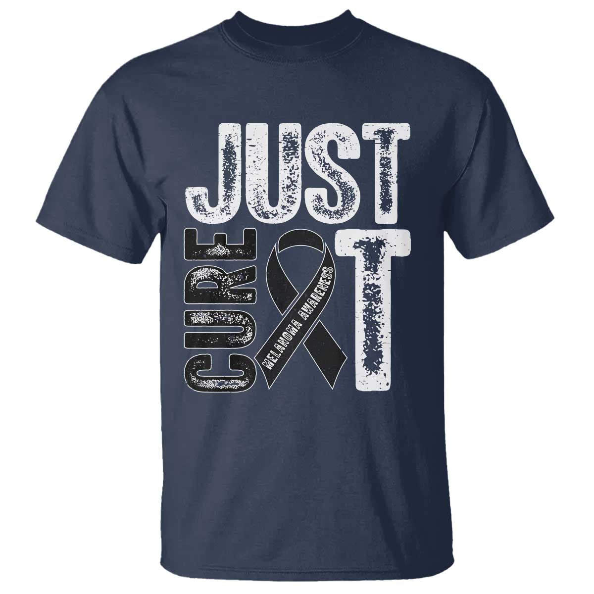 Skin Cancer Warrior Awareness Fighter T Shirt Just Cure It