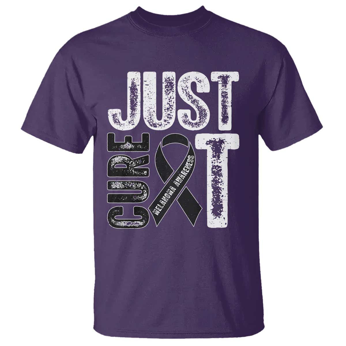 Skin Cancer Warrior Awareness Fighter T Shirt Just Cure It