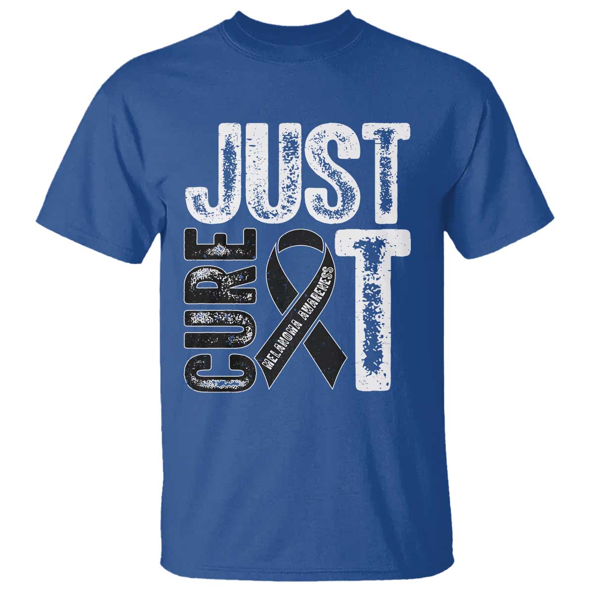 Skin Cancer Warrior Awareness Fighter T Shirt Just Cure It
