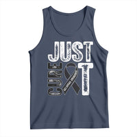 Skin Cancer Warrior Awareness Fighter Tank Top Just Cure It