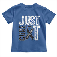 Skin Cancer Warrior Awareness Fighter Toddler T Shirt Just Cure It
