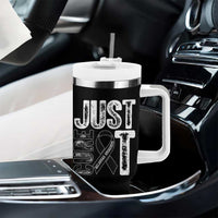Skin Cancer Warrior Awareness Fighter Tumbler With Handle Just Cure It