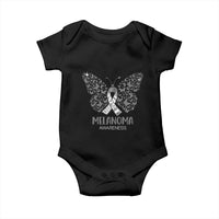 Just Cure It Baby Onesie Melanoma Warrior Butterfly Support