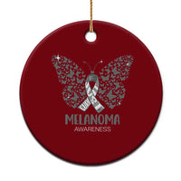 Just Cure It Ceramic Ornament Melanoma Warrior Butterfly Support
