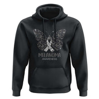 Just Cure It Hoodie Melanoma Warrior Butterfly Support