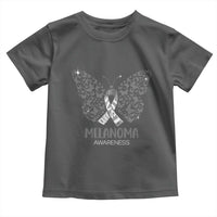 Just Cure It Toddler T Shirt Melanoma Warrior Butterfly Support
