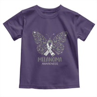 Just Cure It Toddler T Shirt Melanoma Warrior Butterfly Support