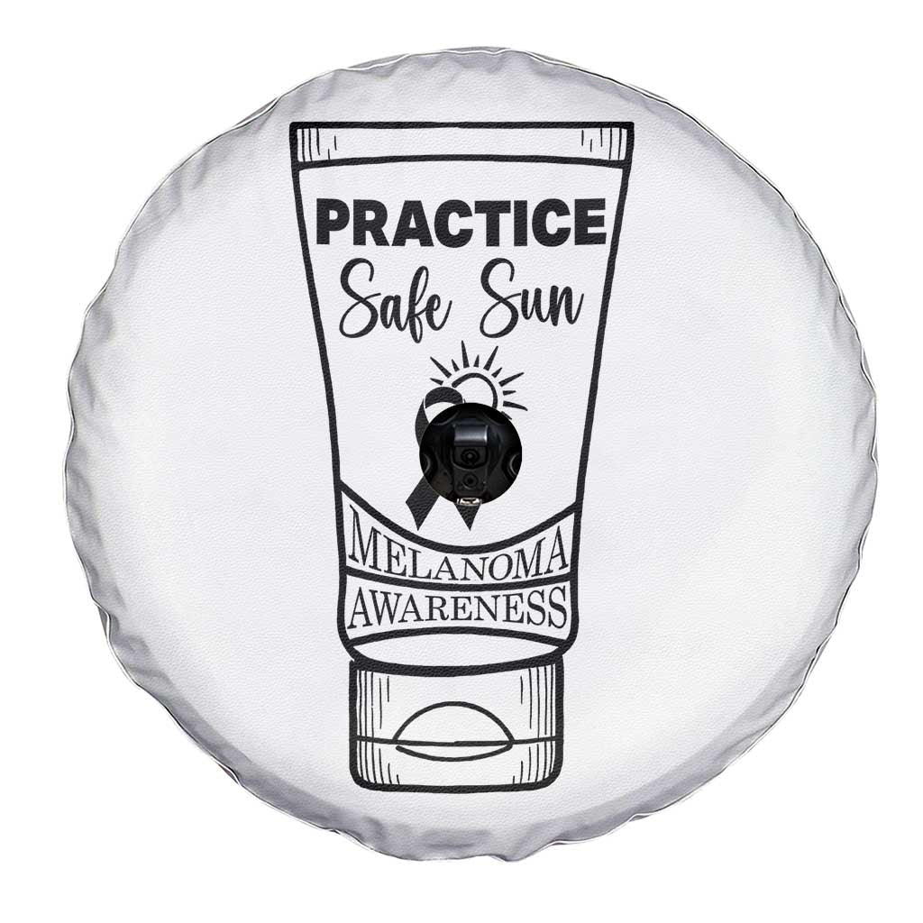 Skin Cancer Prevention Spare Tire Cover Practice Safe Sun Awareness Gift
