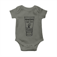 Skin Cancer Prevention Baby Onesie Practice Safe Sun Awareness Gift