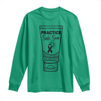 Skin Cancer Prevention Long Sleeve Shirt Practice Safe Sun Awareness Gift