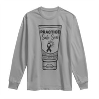 Skin Cancer Prevention Long Sleeve Shirt Practice Safe Sun Awareness Gift