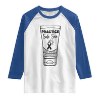 Skin Cancer Prevention Raglan Shirt Practice Safe Sun Awareness Gift